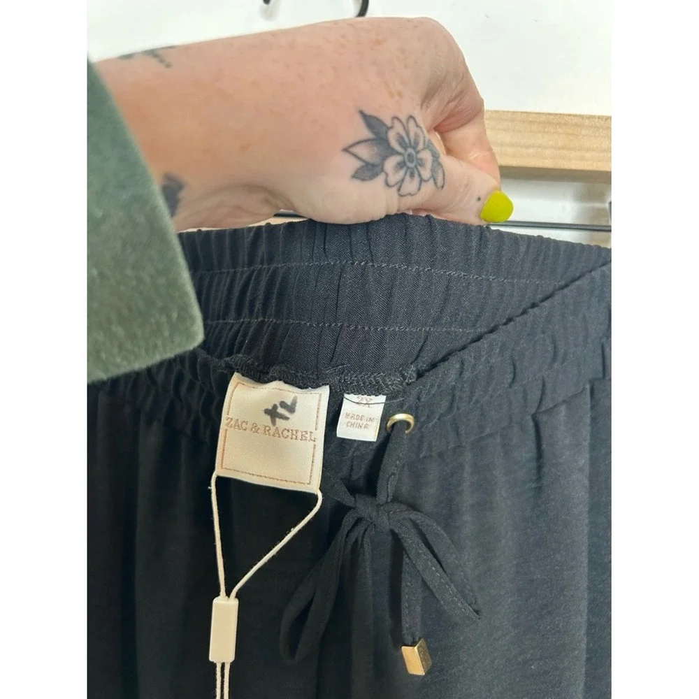 NWT Zac & Rachel High Rise‎ Wide Leg Casual Pull On Pants Plus Size 2X